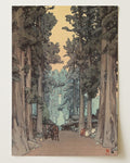Woodland Cryptomeria Avenue by Hiroshi Yoshida