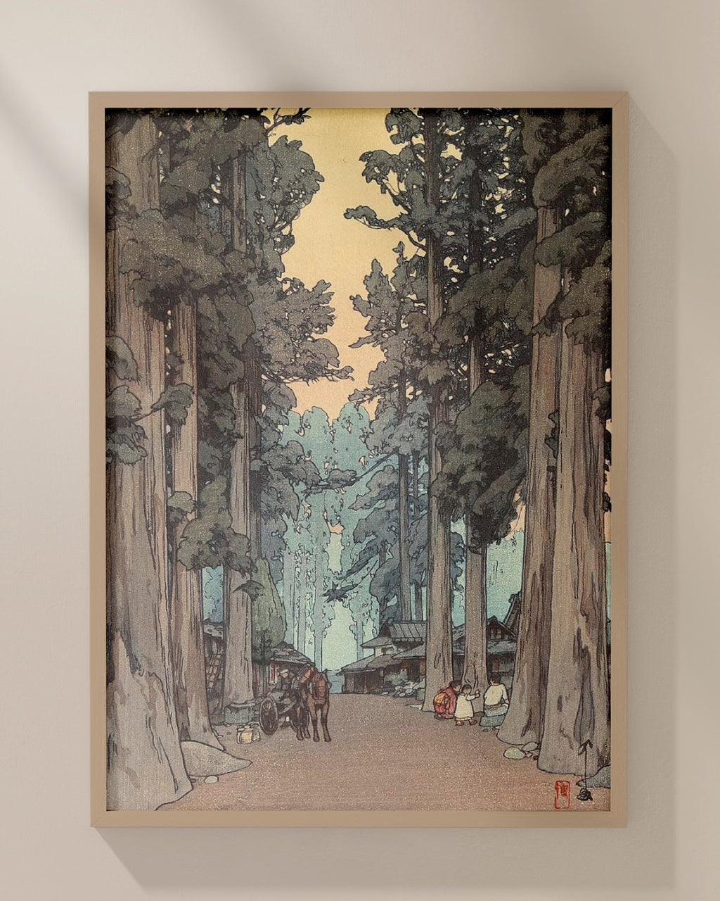 Woodland Cryptomeria Avenue by Hiroshi Yoshida