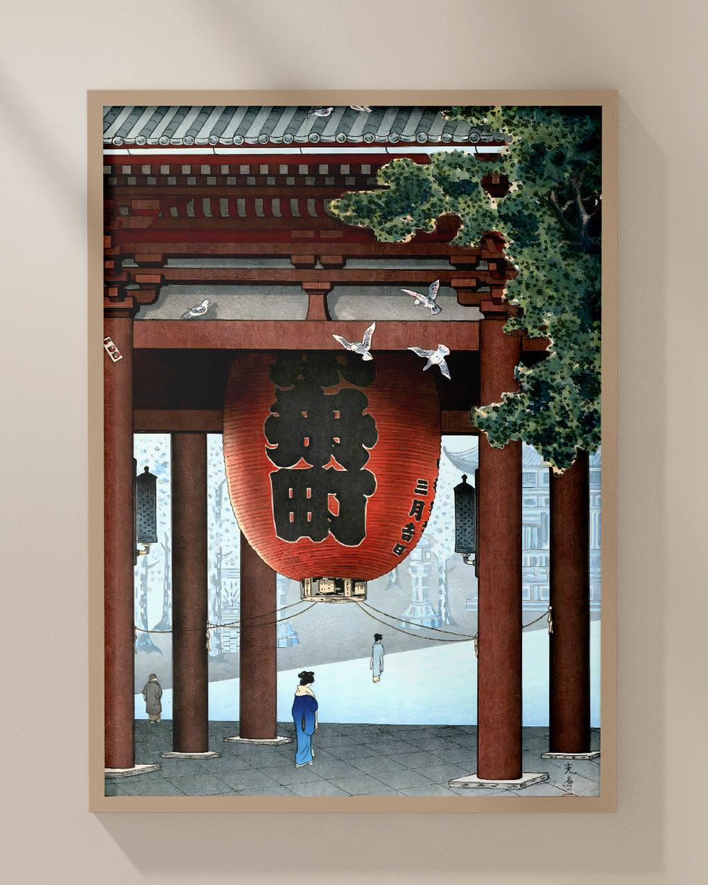 Big latern in Asakusa Tsuchiya Koitsu