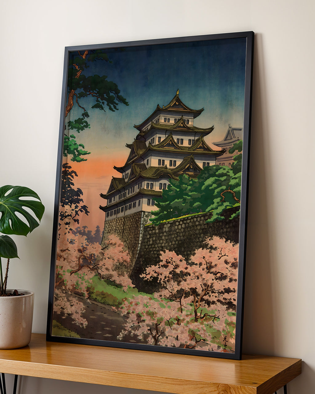 Nagoya Castle by Tsuchiya Koitsu