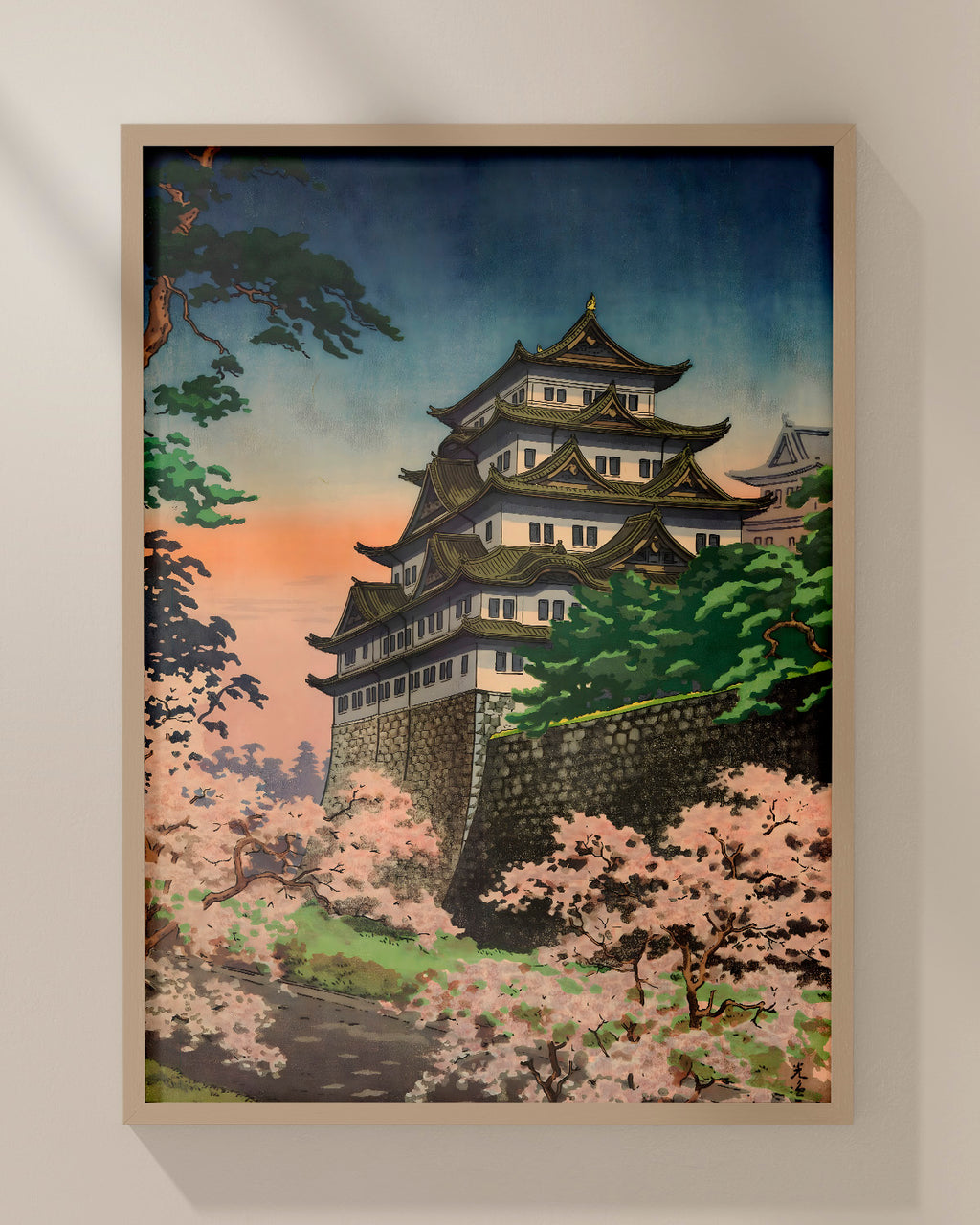 Nagoya Castle by Tsuchiya Koitsu