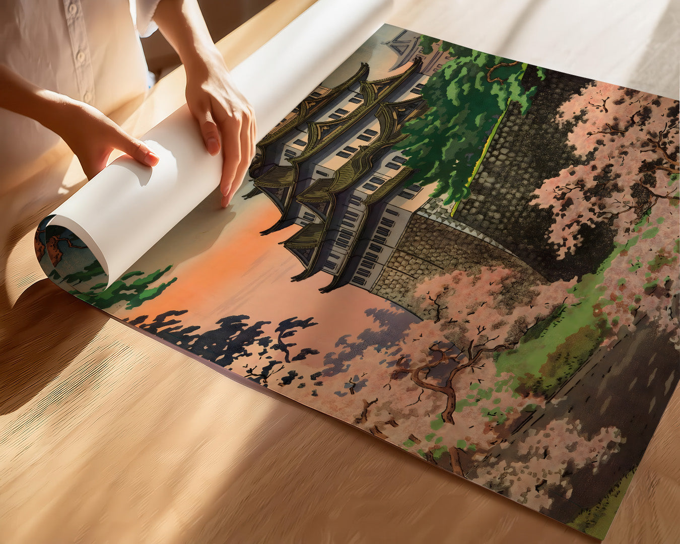 Nagoya Castle by Tsuchiya Koitsu