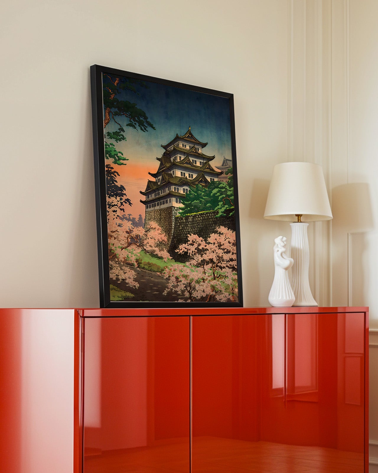Nagoya Castle by Tsuchiya Koitsu
