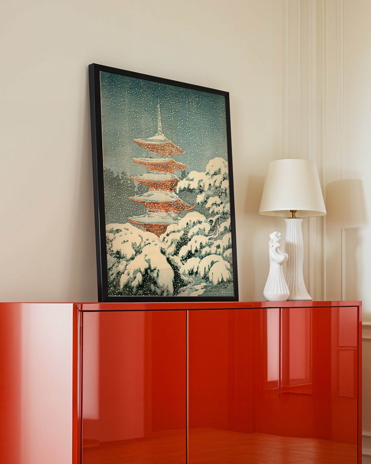 Nikko Five Storey Pagoda by Tsuchiya Koitsu