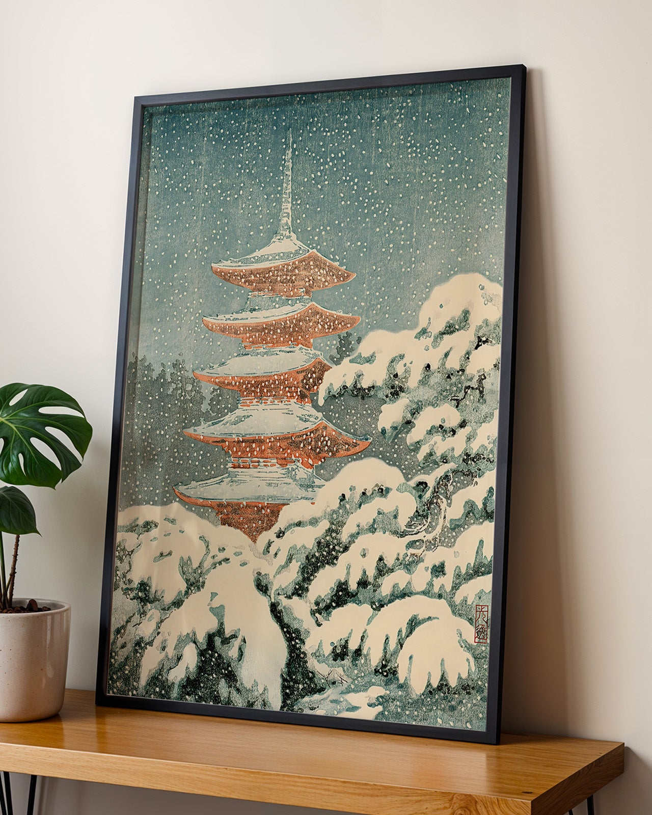 Nikko Five Storey Pagoda by Tsuchiya Koitsu