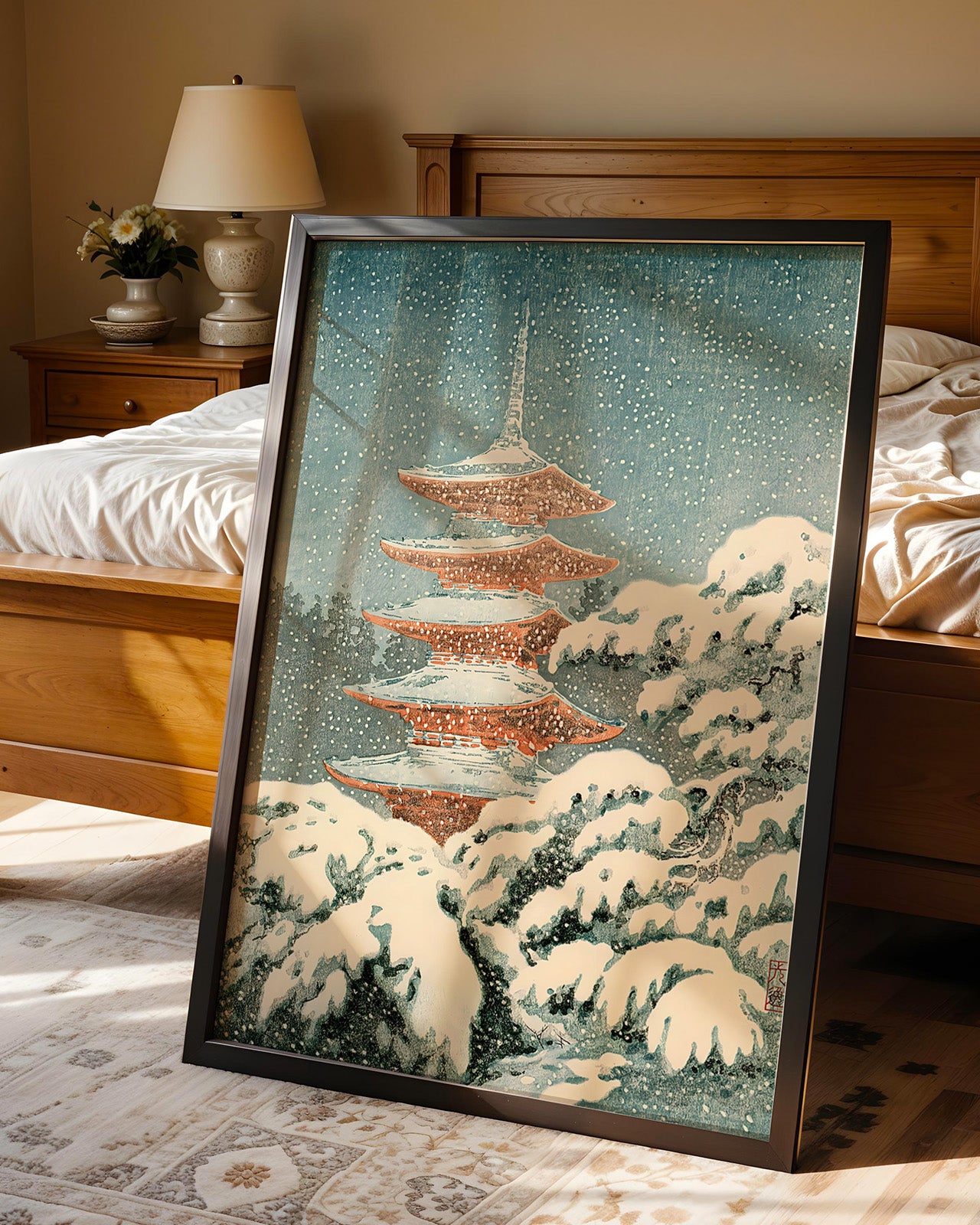 Nikko Five Storey Pagoda by Tsuchiya Koitsu
