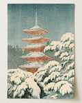 Nikko Five Storey Pagoda by Tsuchiya Koitsu