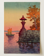 Returning Sailboat at Yabase by Tsuchiya Koitsu