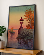 Returning Sailboat at Yabase by Tsuchiya Koitsu