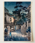Evening At Ushigome by Tsuchiya Koitsu