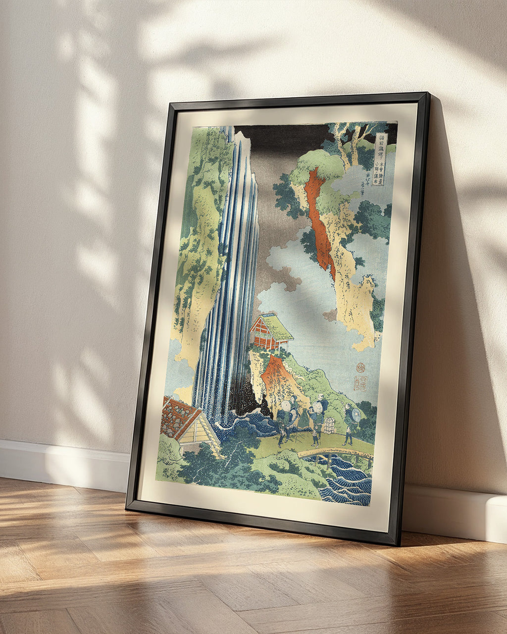 Falls of Ono on the Kisokaidō by Katsushika Hokusai