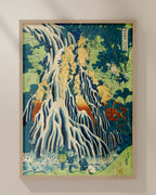 Shimotsuke Waterfall by Katsushika Hokusai