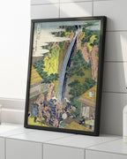Roben Waterfall by Katsushika Hokusai
