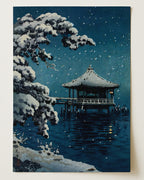 Snow at Ukimido by Tsuchiya Koitsu